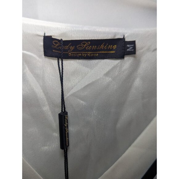 Lady Sunshine Floral V-neck Boho Bohemian Style Long Sleeve Blouse Size Medium - Picture 5 of 16